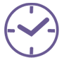 clock cartoon logo for accumulated volunteering hours