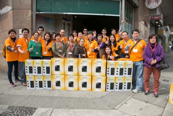 豐澤義工和長者的合照