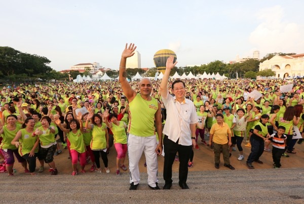 馬來西亞舉辦舞動全城活動，希望透過跳舞向大眾推動積極健康的生活態度